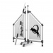 Jumping obstacle "Teri" - sail Side filling Color: white